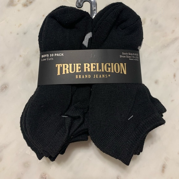 True Religion Boys Socks 10 pack - Picture 1 of 3